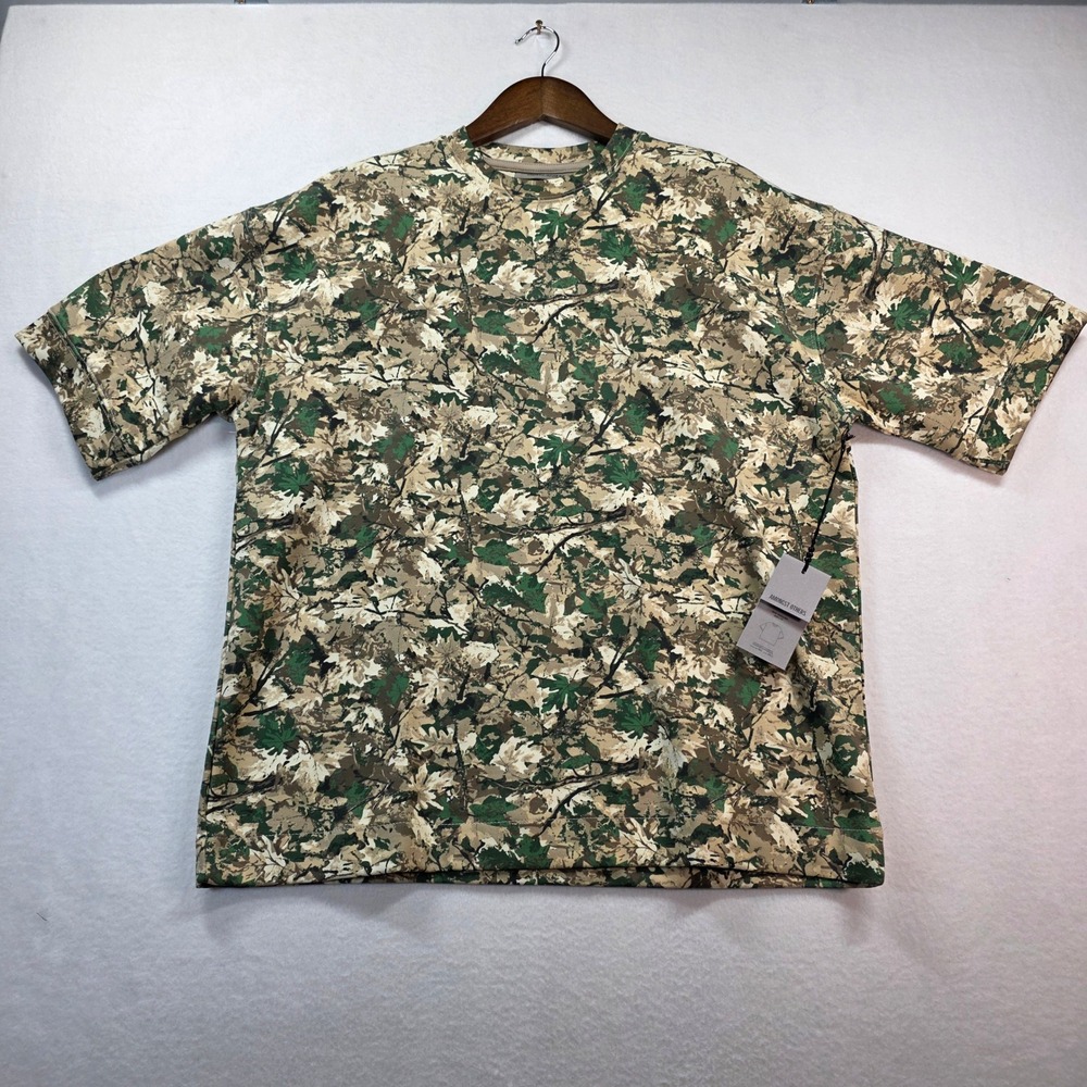 Amongst Others Men's RealTree Camo Drop Shoulder Boxy Fit T-Shirt M NWT‎